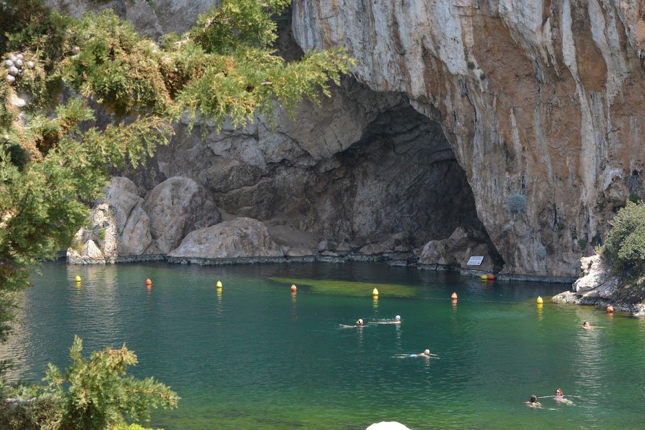 Lake Vouliagmeni beach, Vouliagmeni