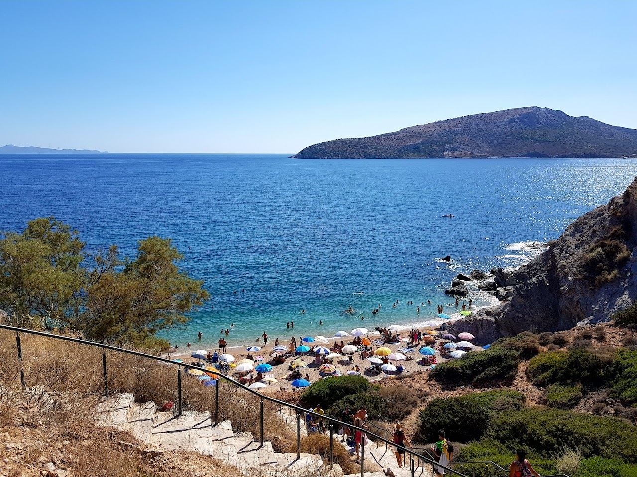 Cape Sounion Beaches beach, Legrena