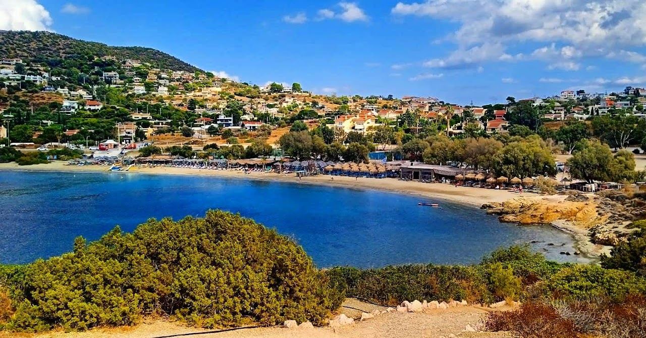 Anavyssos beach, Mavro Lithari