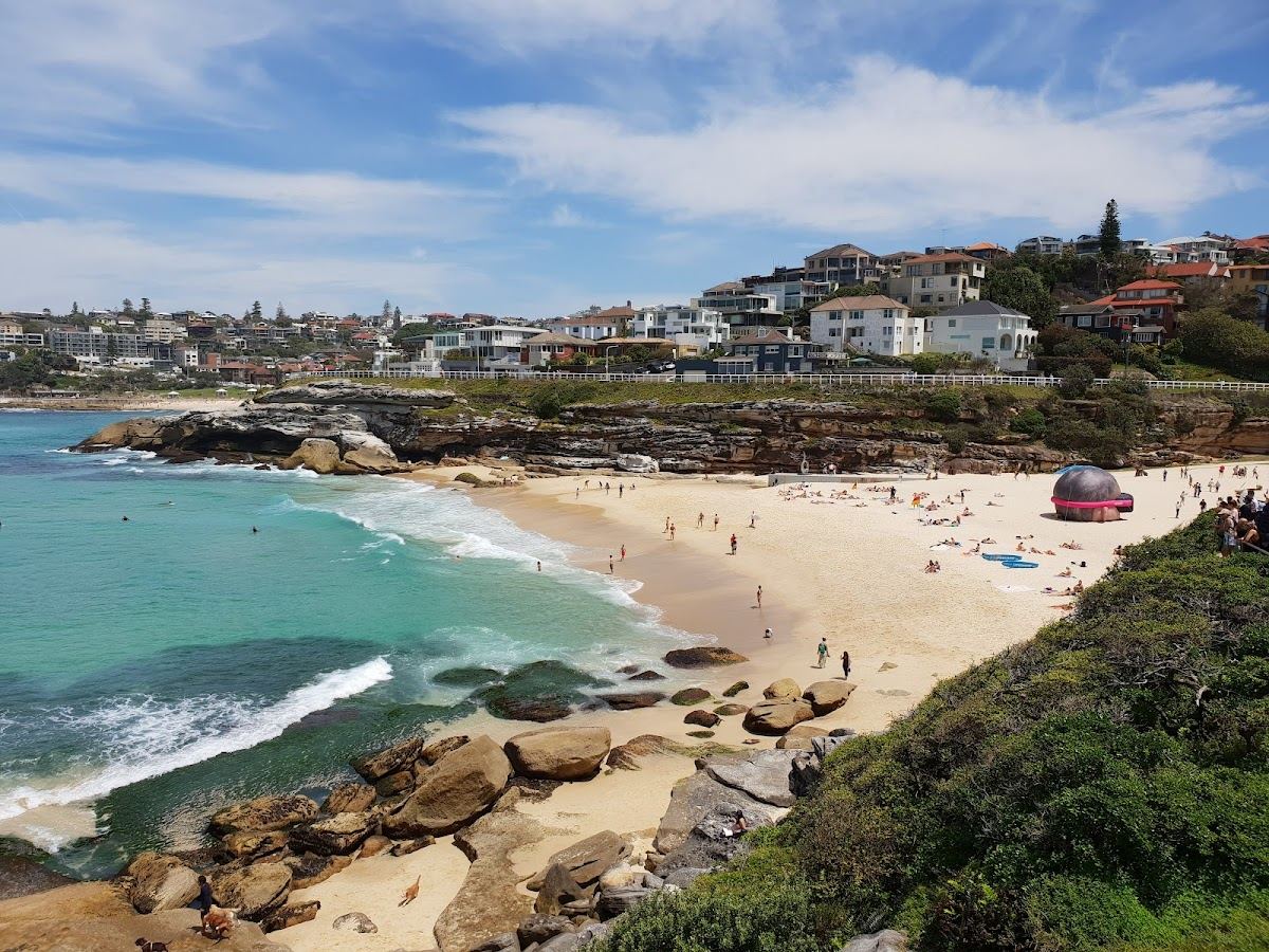 The small dramatic pocket of Tamarama Beach between Bondi and Bronte