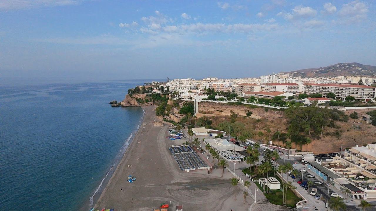 Burriana beach in Nerja on the eastern Costa del Sol