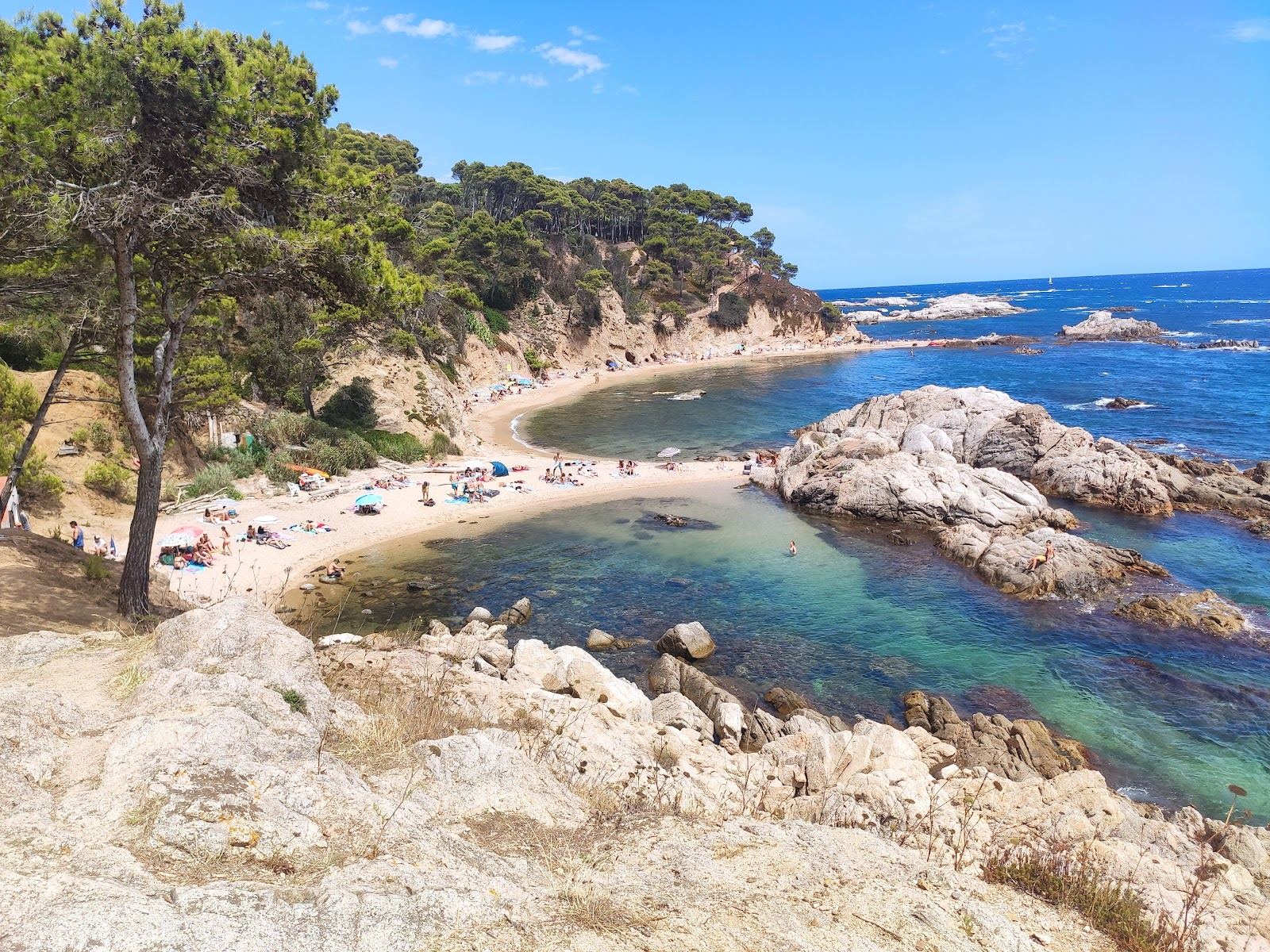 Cala Estreta cove on the Costa Brava
