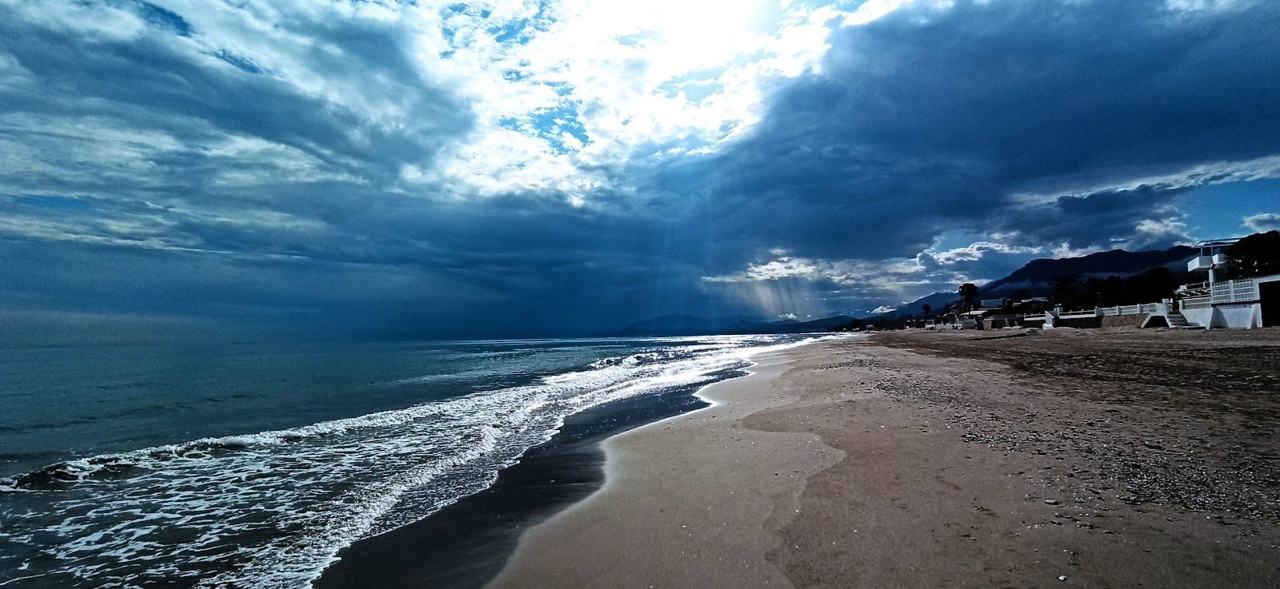 Costabella beach east of Marbella town, Costa del Sol