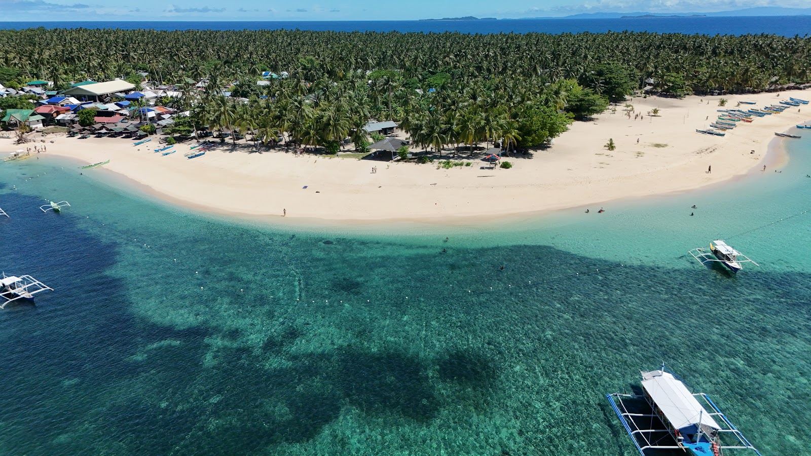 Daku Island on Siargao island in the southern Philippines
