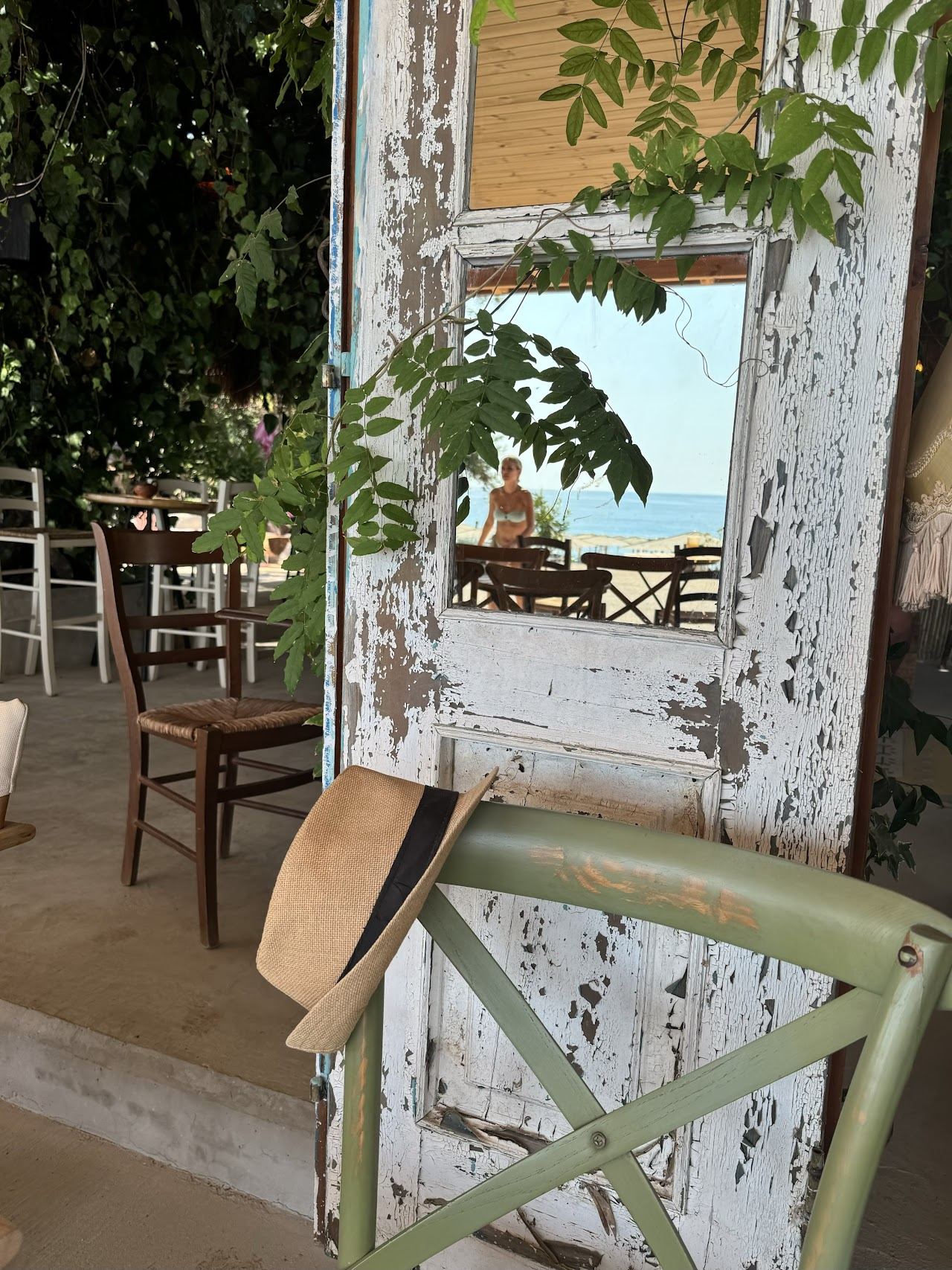 A sunset bar at the south end of Drymades on the Albanian Riviera