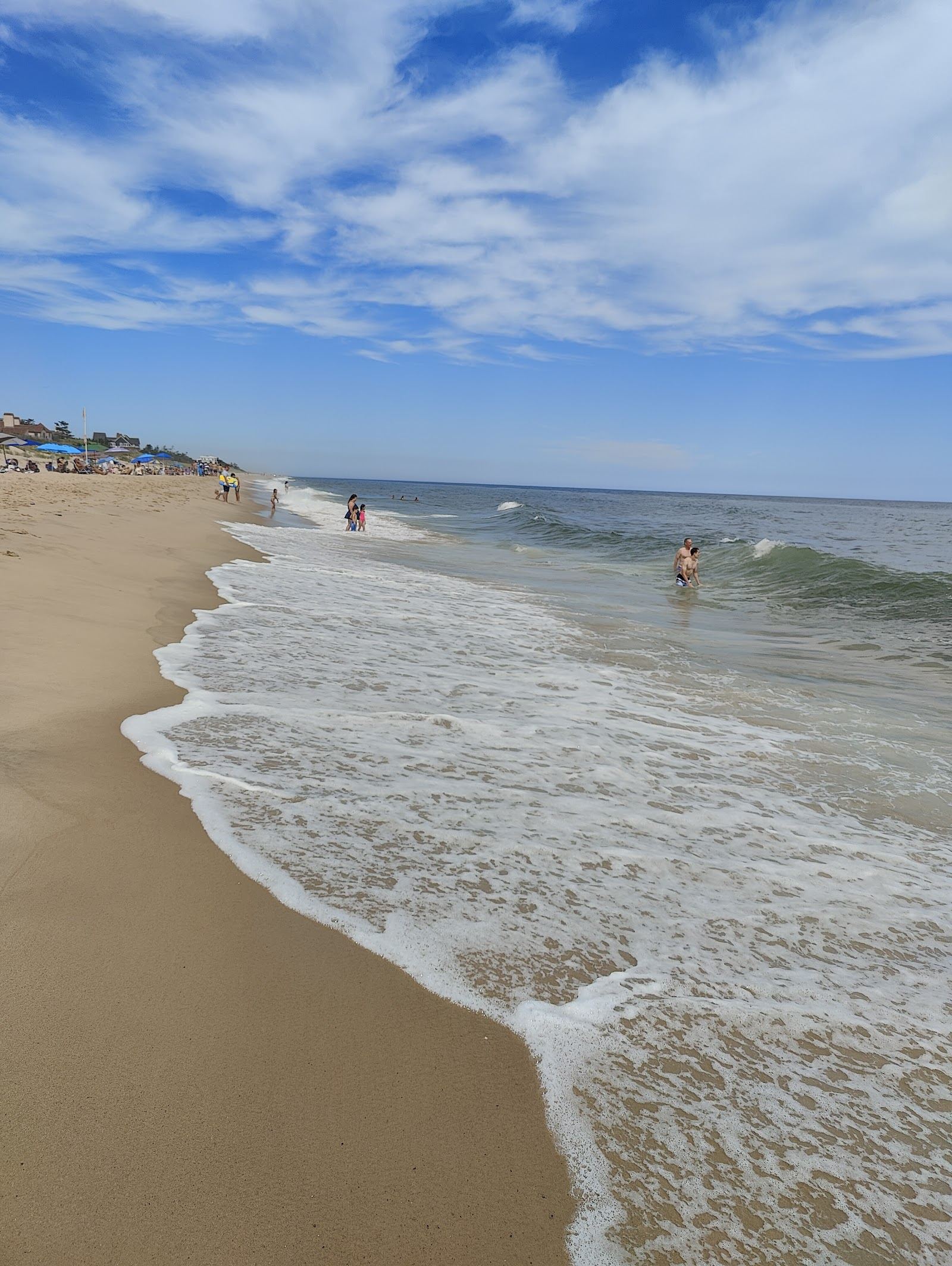 The dunes and Atlantic surf at Georgica Beach in East Hampton