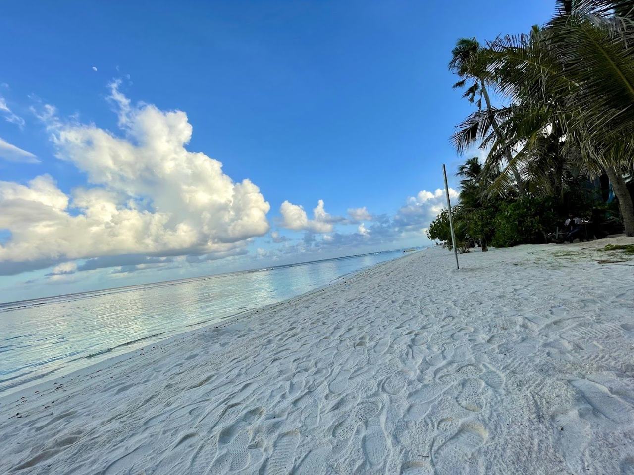 hulhumale beach in