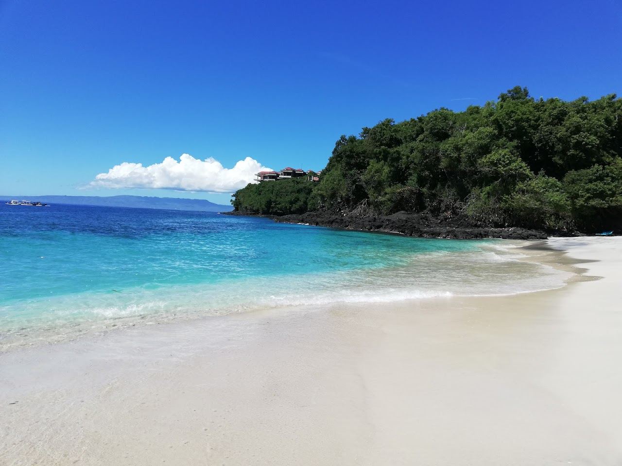The hidden white cove of Bias Tugel near Padang Bai, Bali