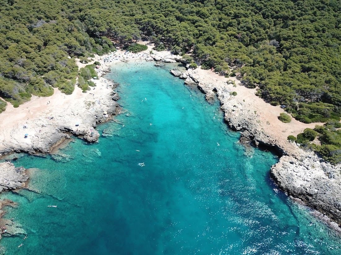 Porto Selvaggio in Nardo, Puglia with clear water and sand