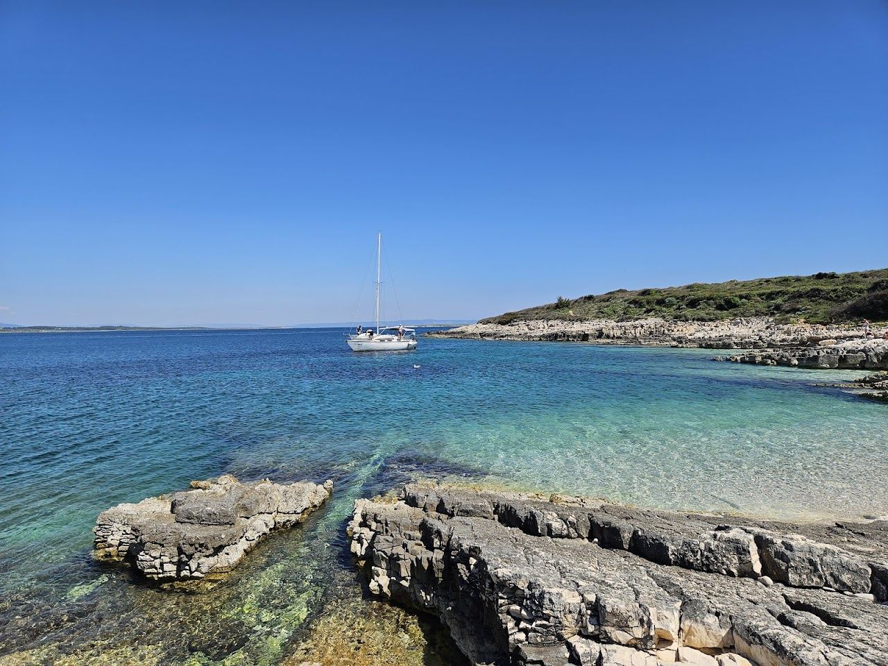 Wild rocky coves at Cape Kamenjak near Premantura in Istria