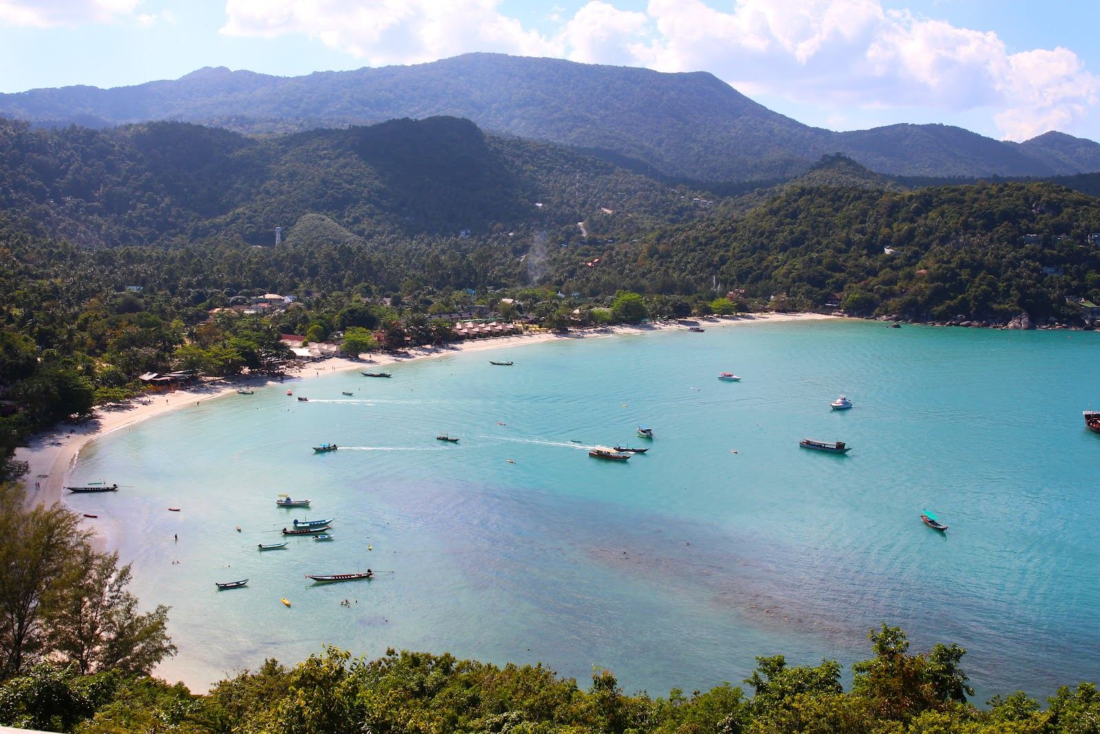 The calm twin bays and soft sand of Thong Nai Pan on the northeast coast of Koh Phangan
