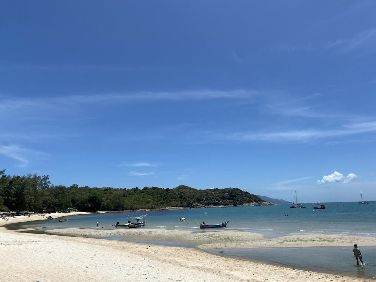 The calm bay at Choeng Mon on Koh Samui