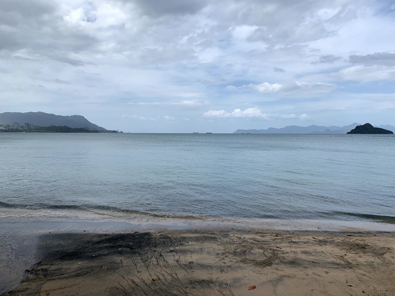 Black Sand Beach on the north coast of Langkawi
