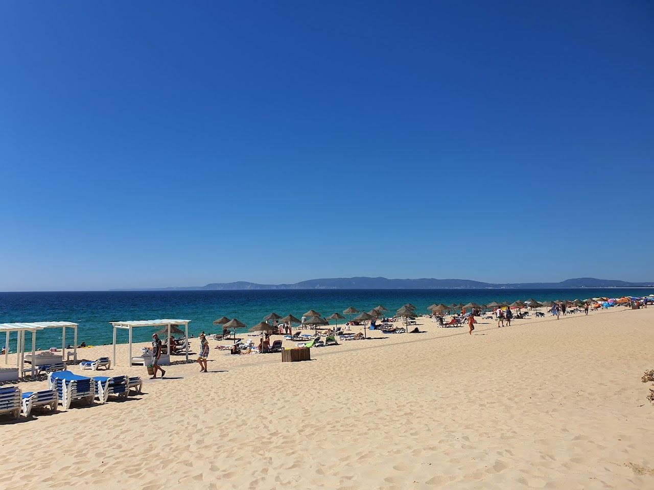 The long quiet Atlantic sand and dunes of Praia da Comporta south of Lisbon
