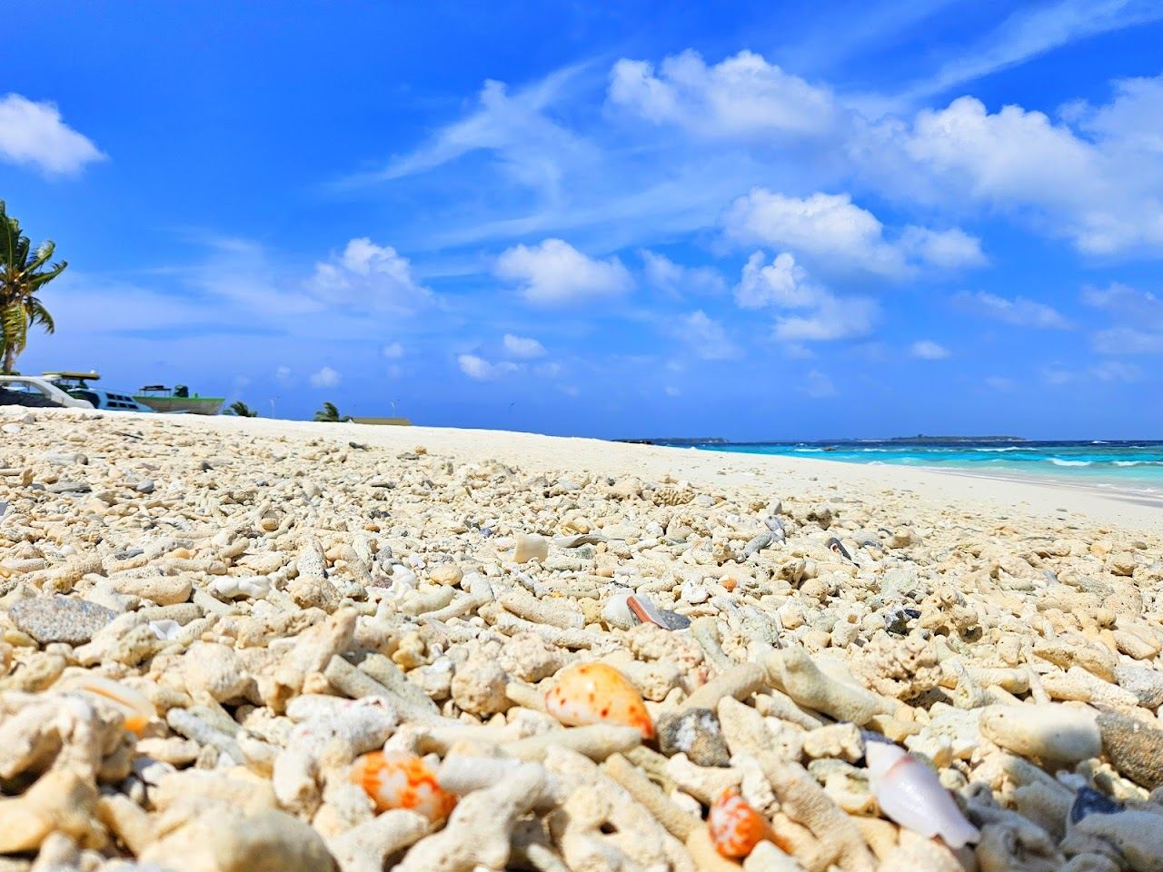 Clear blue water over a reef lagoon at Hanifaru Bay in Baa Atoll, a manta feeding ground