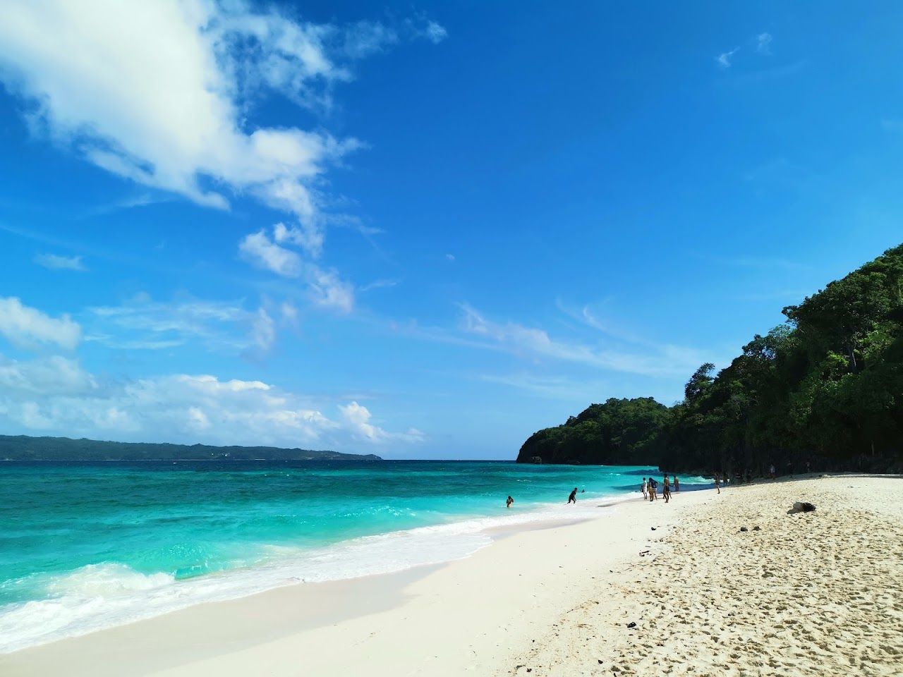 Puka Shell Beach on Boracay, Philippines