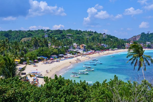 Unawatuna Beach, Sri Lanka
