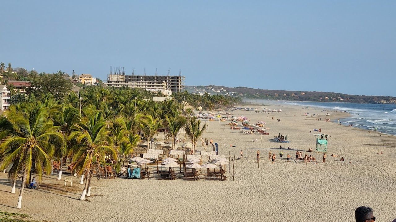 Zicatela Beach at Puerto Escondido, Oaxaca, Mexico