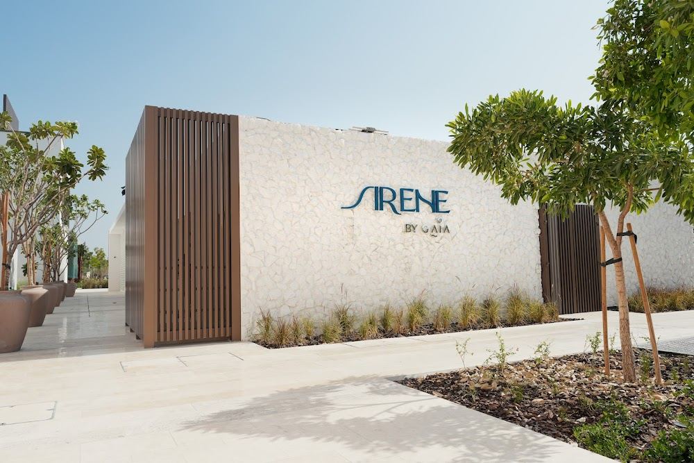 Upscale beach clubs and dining along the rebuilt La Mer, now J1 Beach, in Jumeirah Dubai