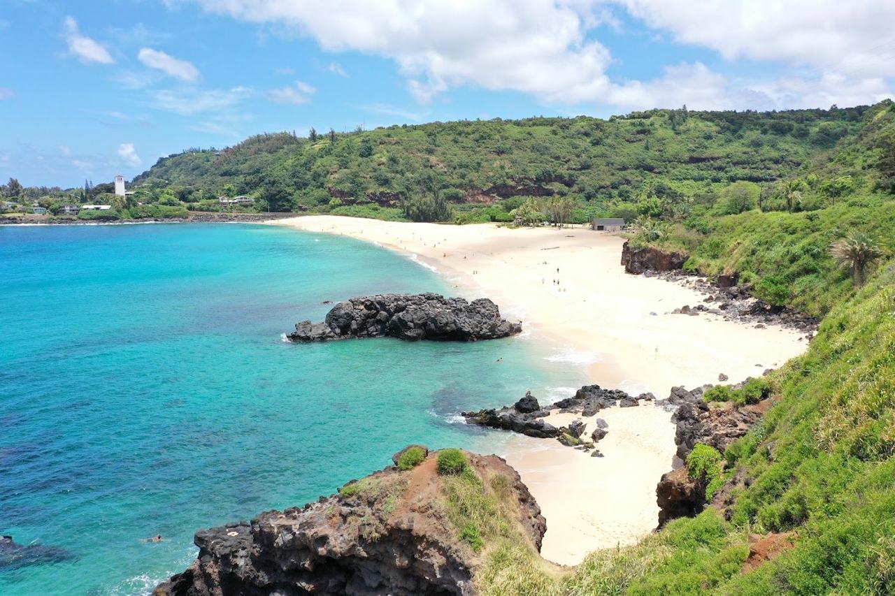 Map view of Waimea Bay Beach Park on the Oahu North Shore