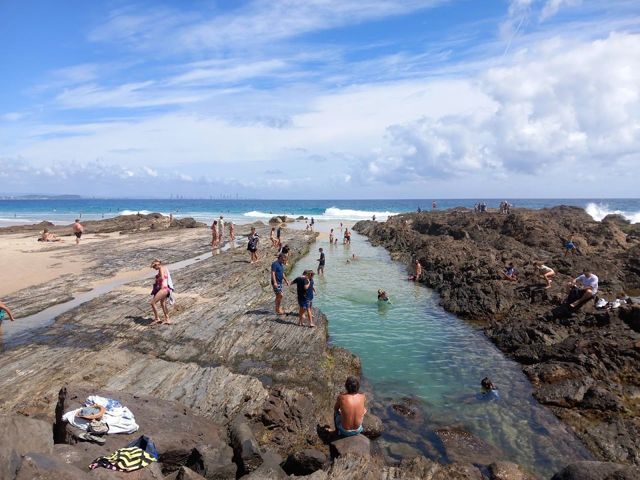 Snapper Rocks, ranked for watersports at Coolangatta, Gold Coast