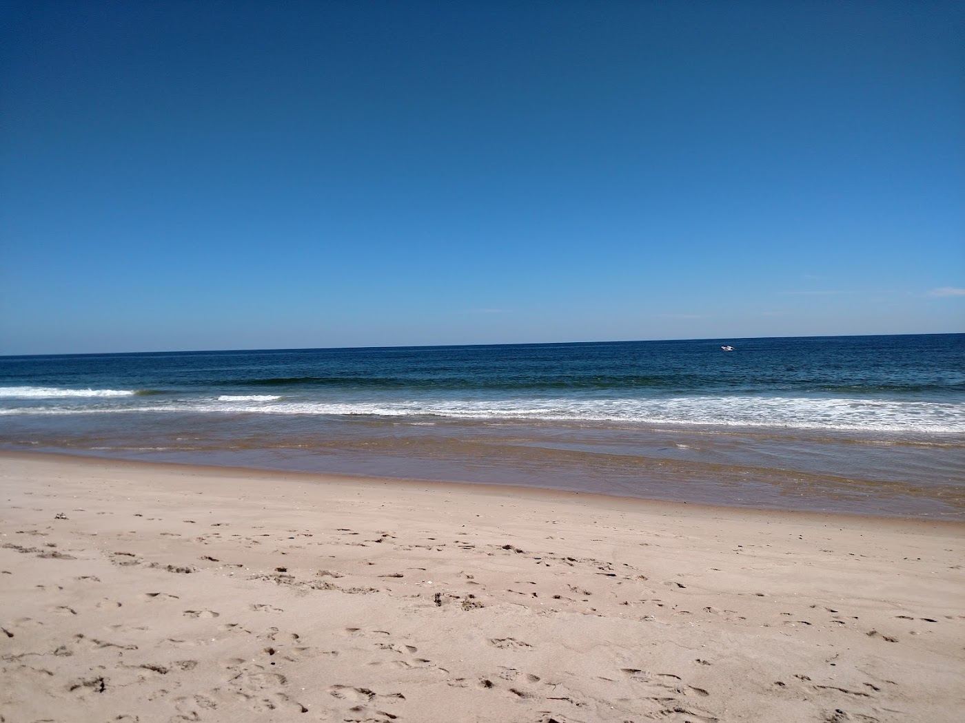 The dunes and ocean at Wiborg Beach in East Hampton