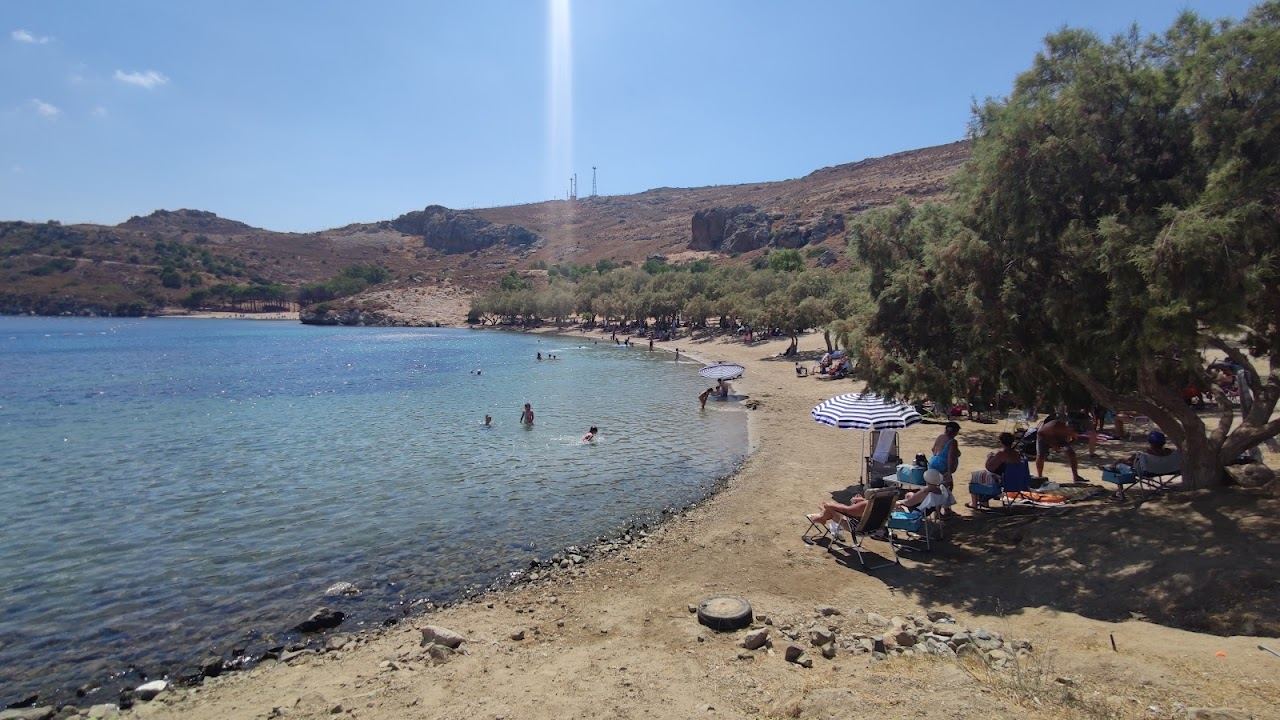 Calm water and low rocky edges of the Kudur peninsula coast near Yalikavak, Bodrum