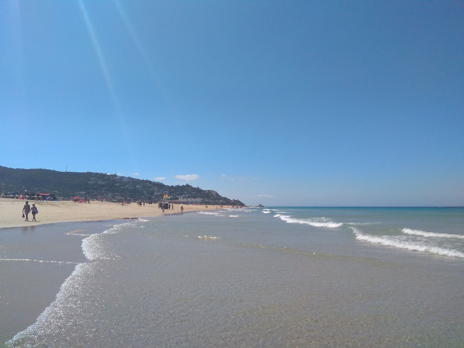 Wide golden Atlantic sand and open sky along the beach at Zahara de los Atunes on the Costa de la Luz